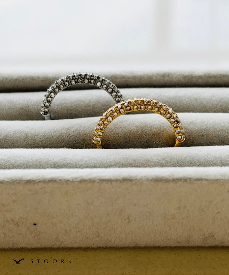 【再入荷】Half Eternity Fat Ring - stoork