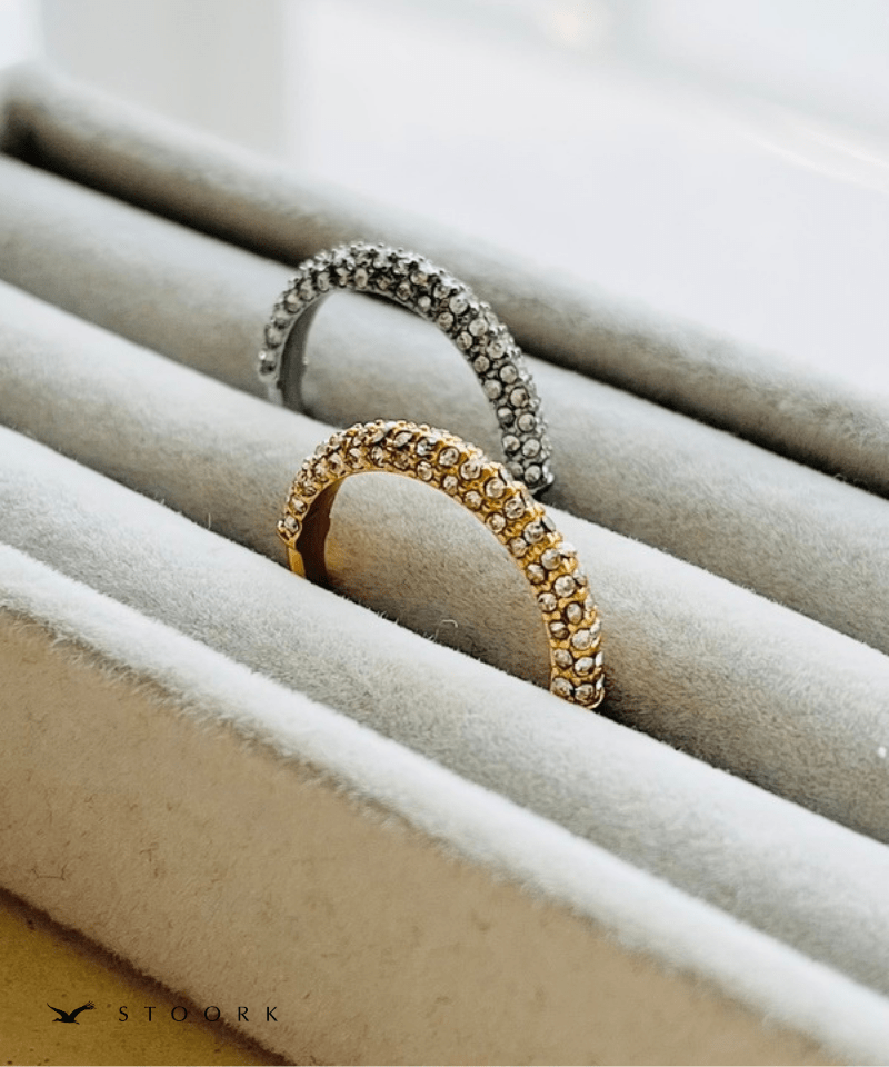 【再入荷】Half Eternity Fat Ring - stoork