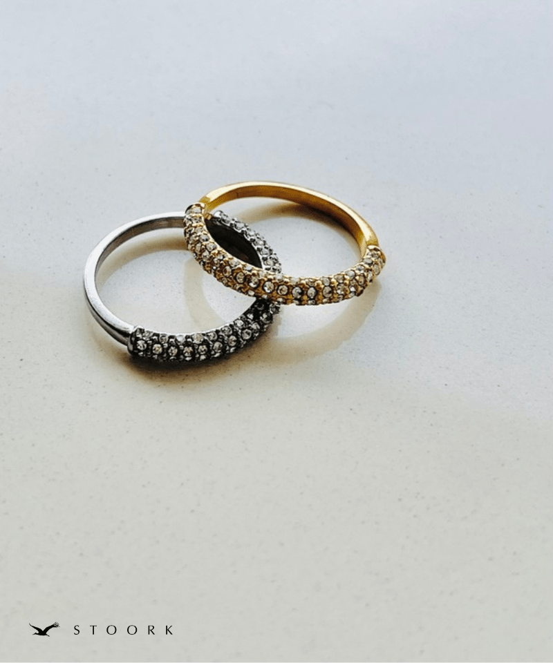 【再入荷】Half Eternity Fat Ring - stoork