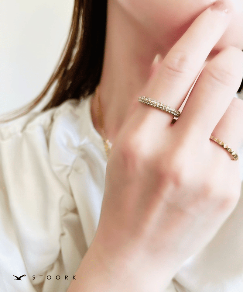 Half Eternity Fat Ring - stoork