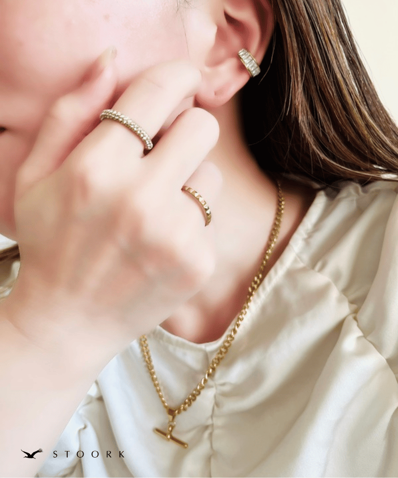 Half Eternity Fat Ring - stoork