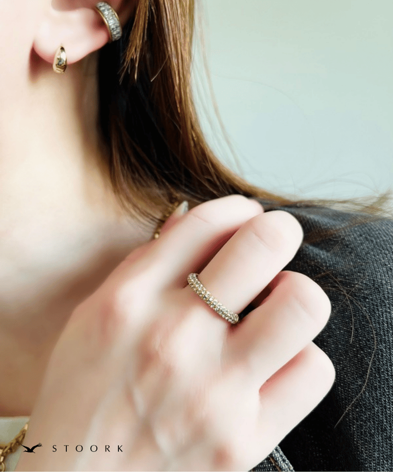 Half Eternity Fat Ring - stoork