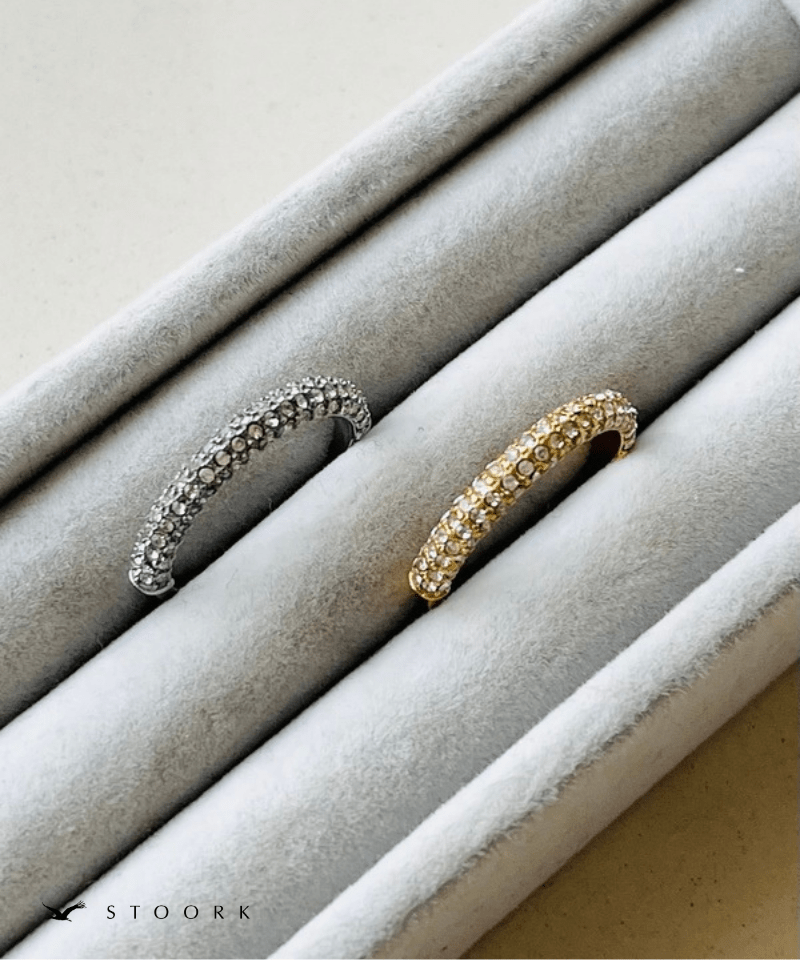 【再入荷】Half Eternity Fat Ring - stoork