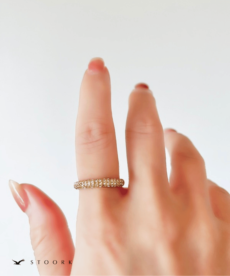 Half Eternity Fat Ring - stoork
