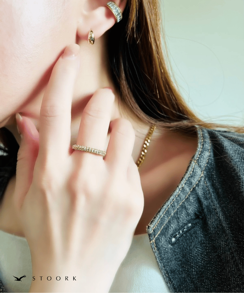 Half Eternity Fat Ring - stoork