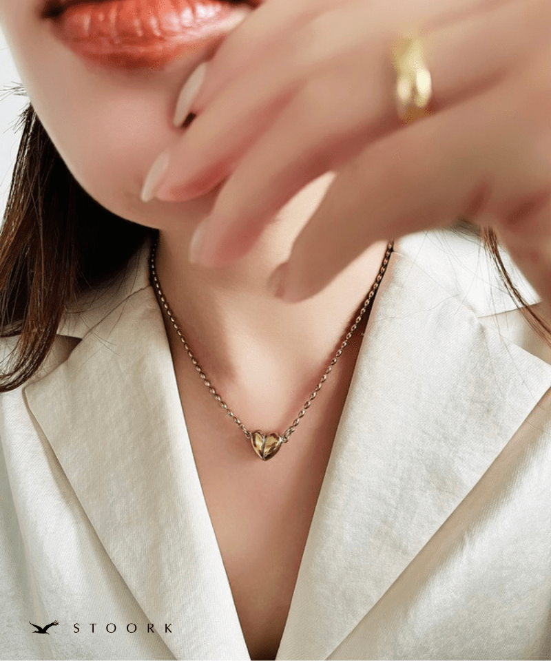 Heart Magnet Necklace - stoork