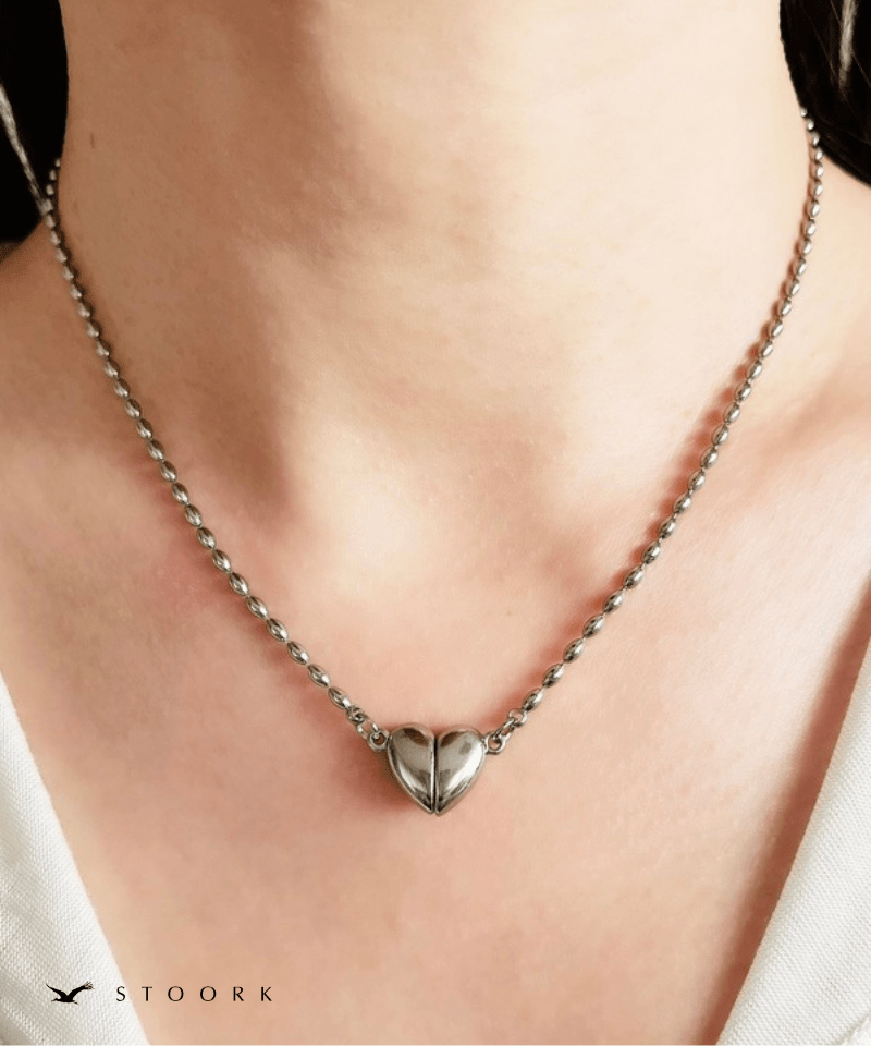 Heart Magnet Necklace - stoork