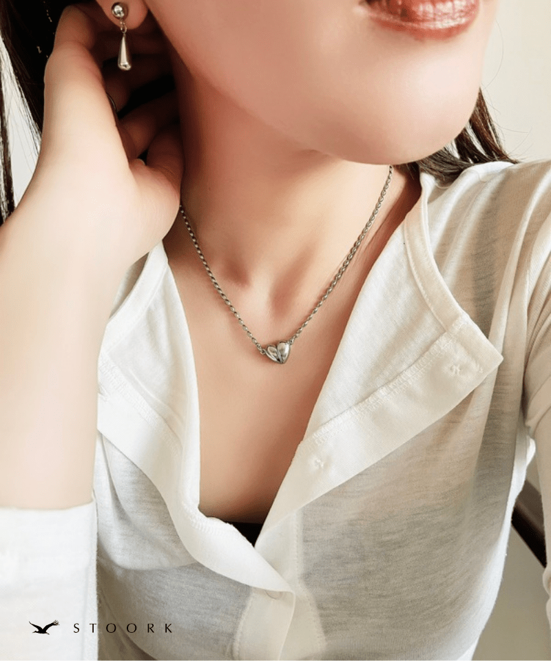 Heart Magnet Necklace - stoork
