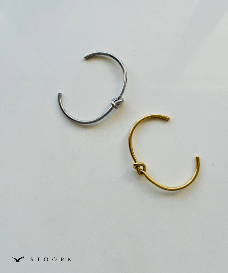 【再入荷】Knot Hoop Bangle - stoork