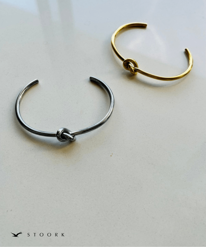 【再入荷】Knot Hoop Bangle - stoork