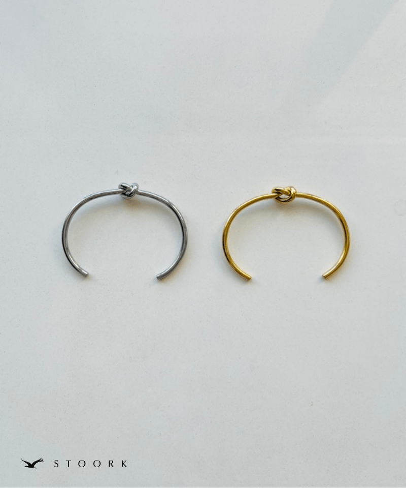 【再入荷】Knot Hoop Bangle - stoork
