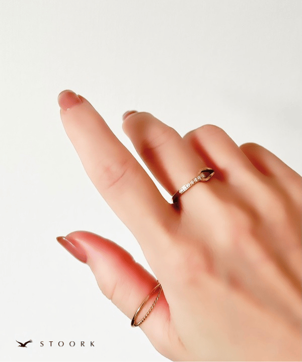 Knot Zircon Ring - stoork
