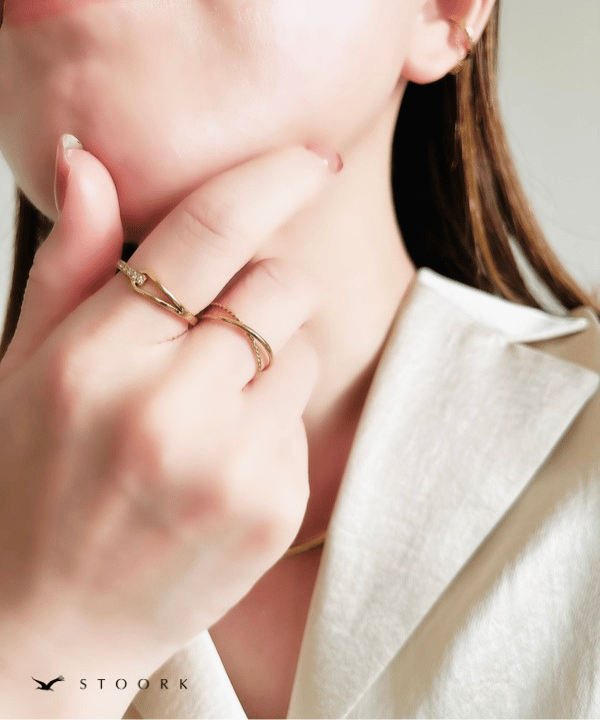 Knot Zircon Ring - stoork