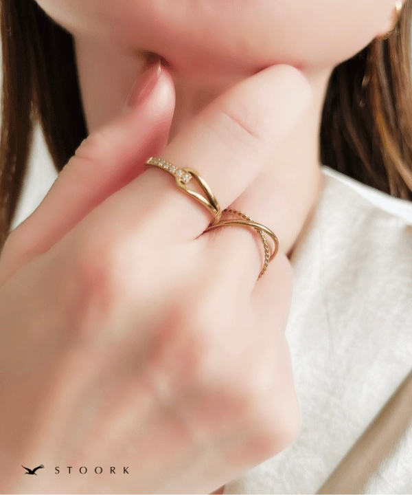 Knot Zircon Ring - stoork