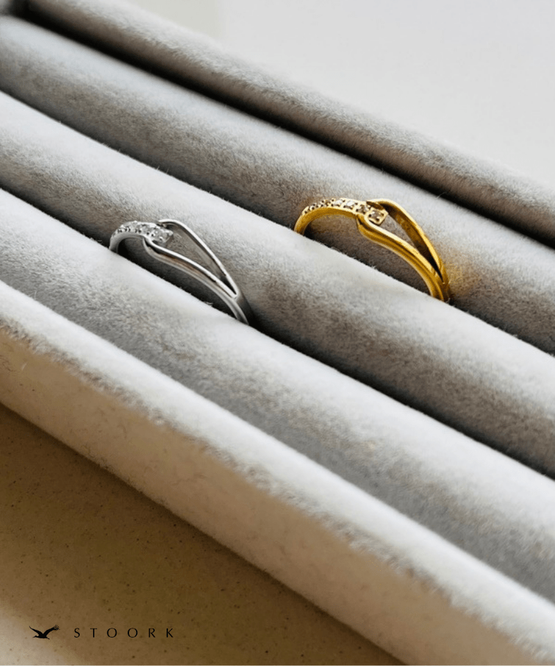 Knot Zircon Ring - stoork