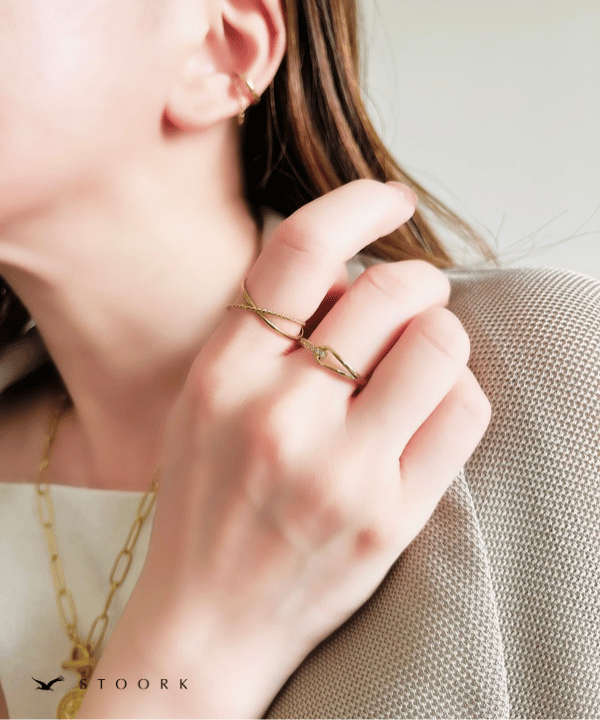 Knot Zircon Ring - stoork