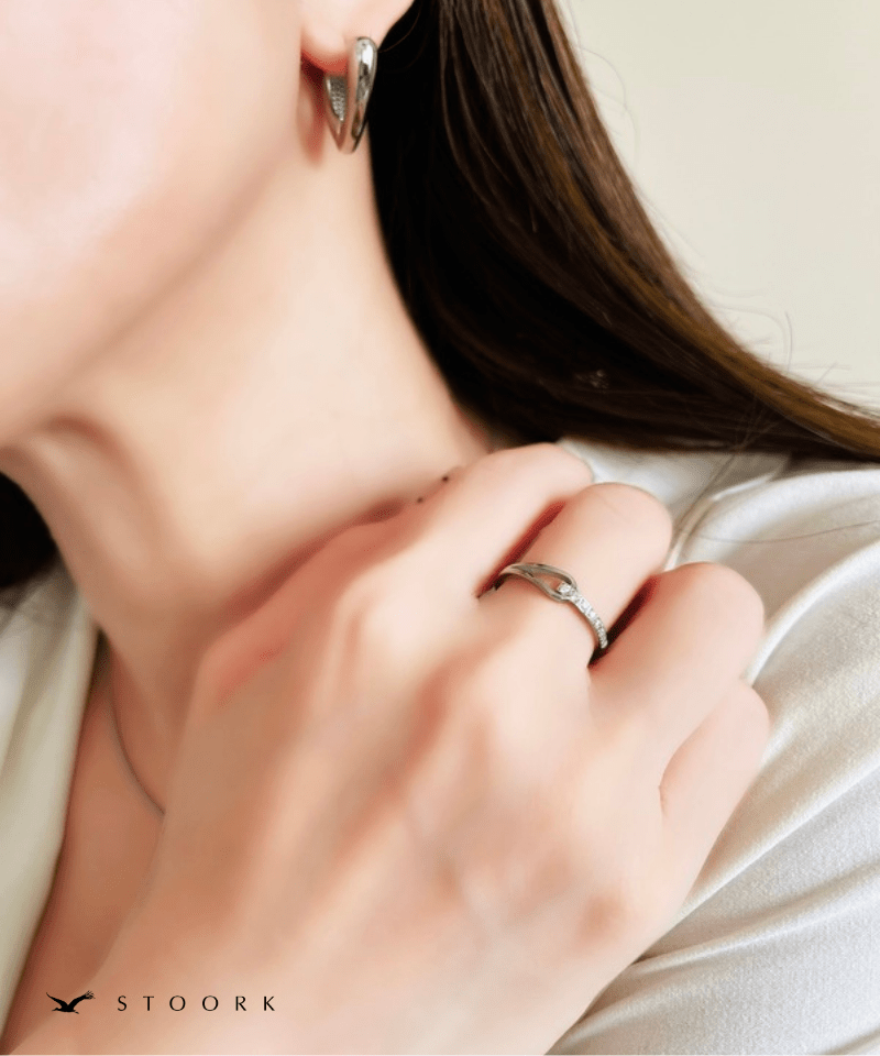 Knot Zircon Ring - stoork
