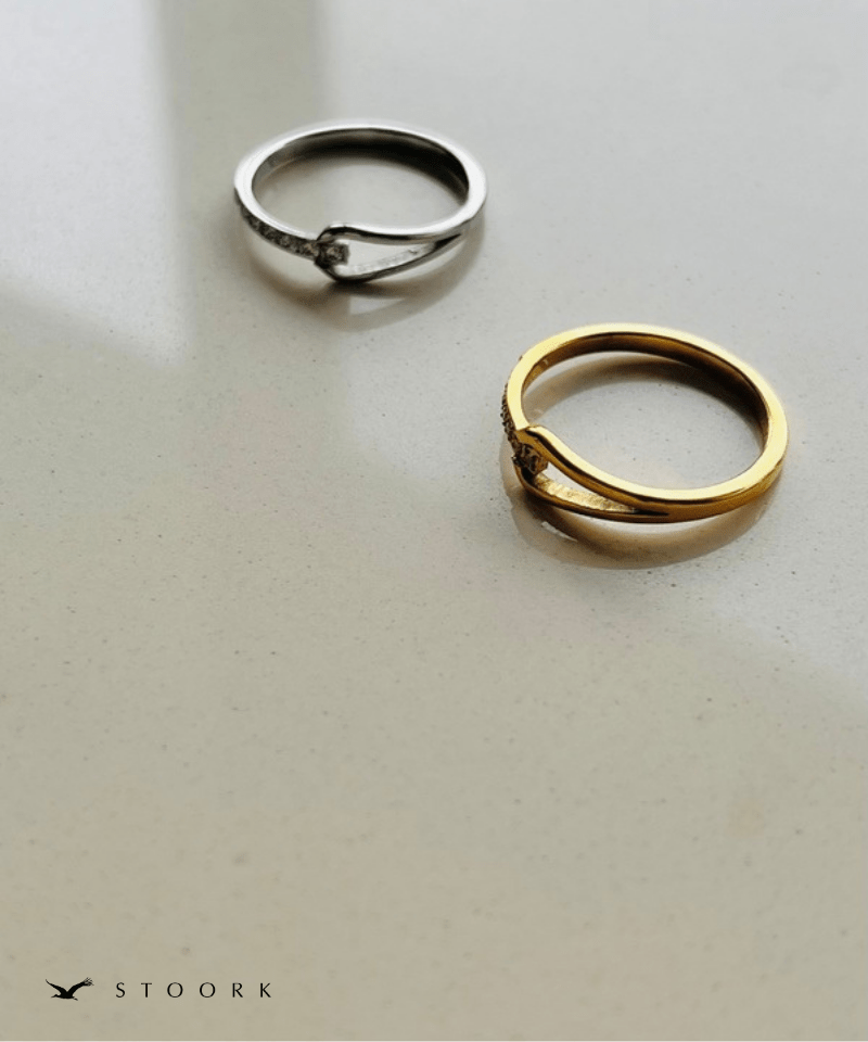 Knot Zircon Ring - stoork