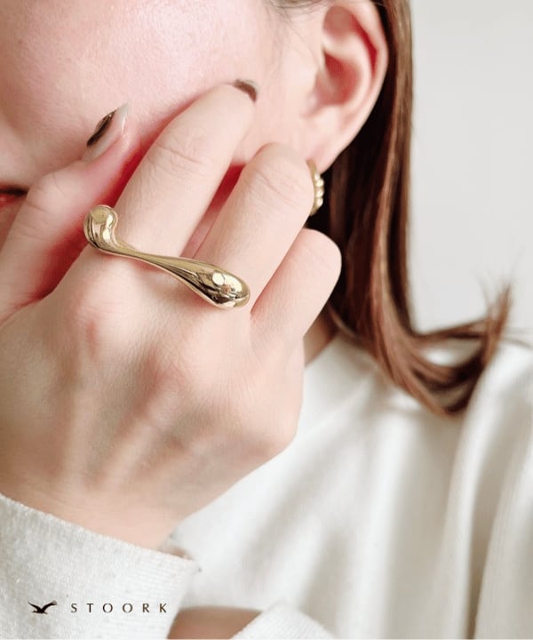 【再入荷】Layered Double Ring - stoork