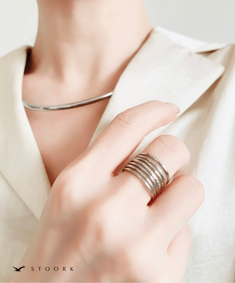 Layered Line Ring - stoork