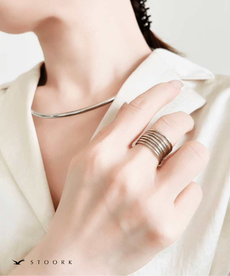 Layered Line Ring - stoork