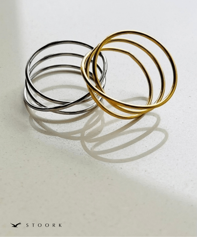 Layered Triple Ring - stoork