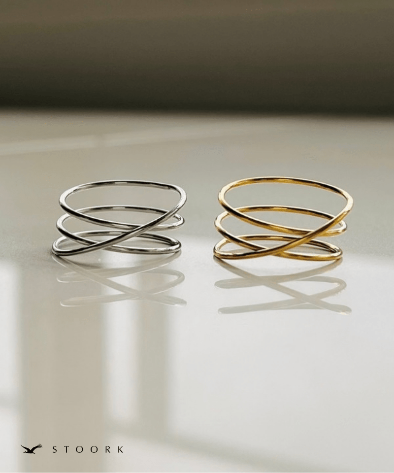 Layered Triple Ring - stoork