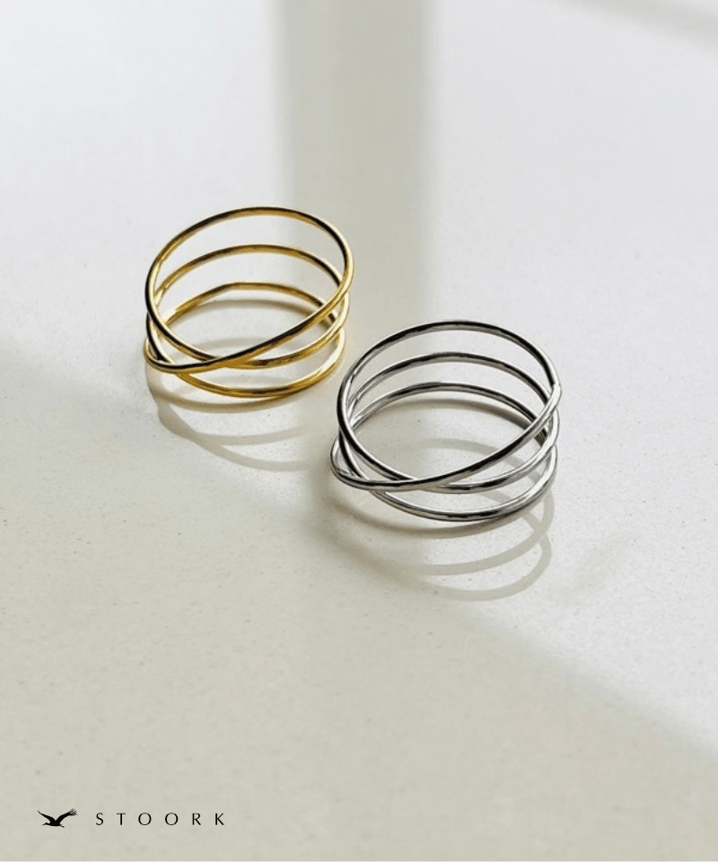 Layered Triple Ring - stoork