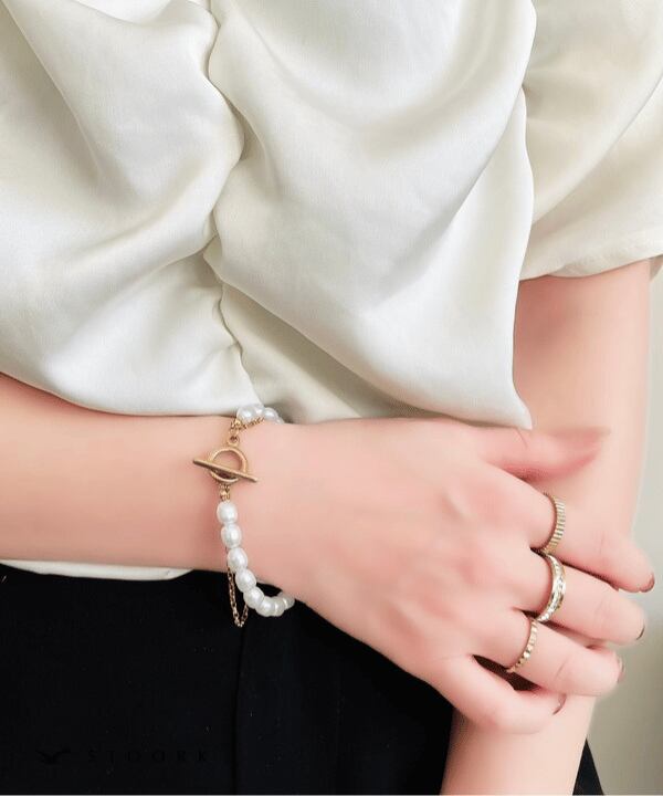Mantel Pearl Chain Bracelet - stoork