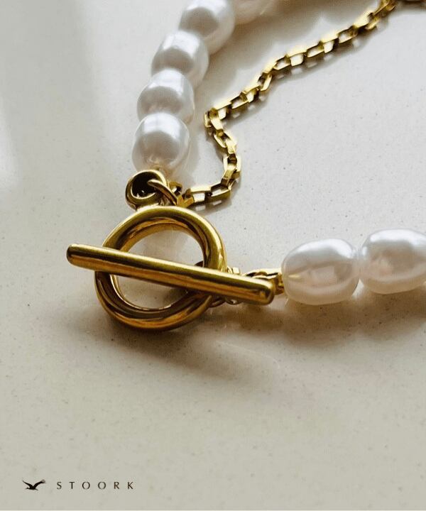 Mantel Pearl Chain Bracelet - stoork