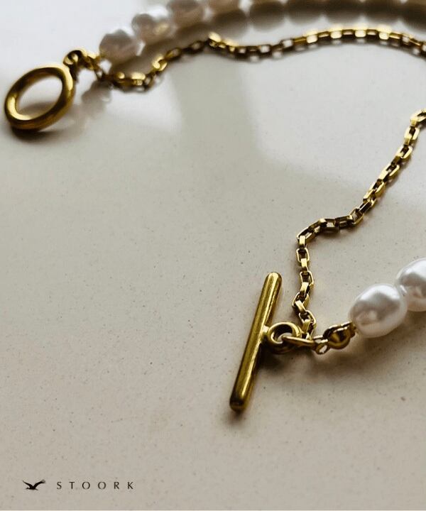 Mantel Pearl Chain Bracelet - stoork