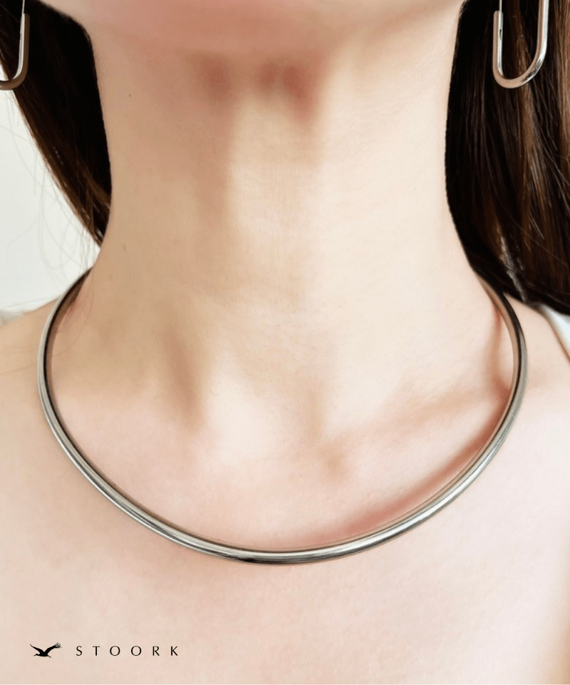 【再入荷】Metal Curve Choker - stoork