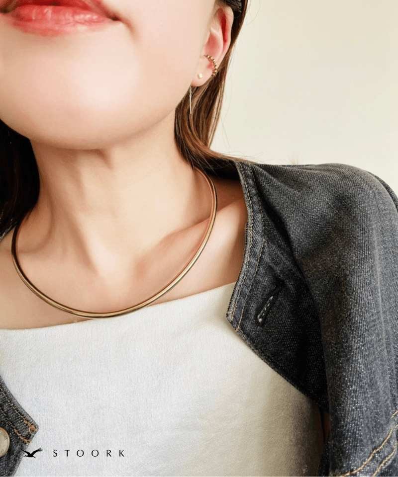 【再入荷】Metal Curve Choker - stoork