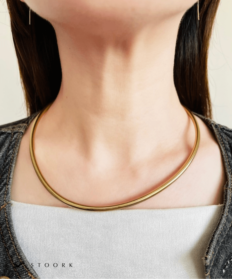 【再入荷】Metal Curve Choker - stoork