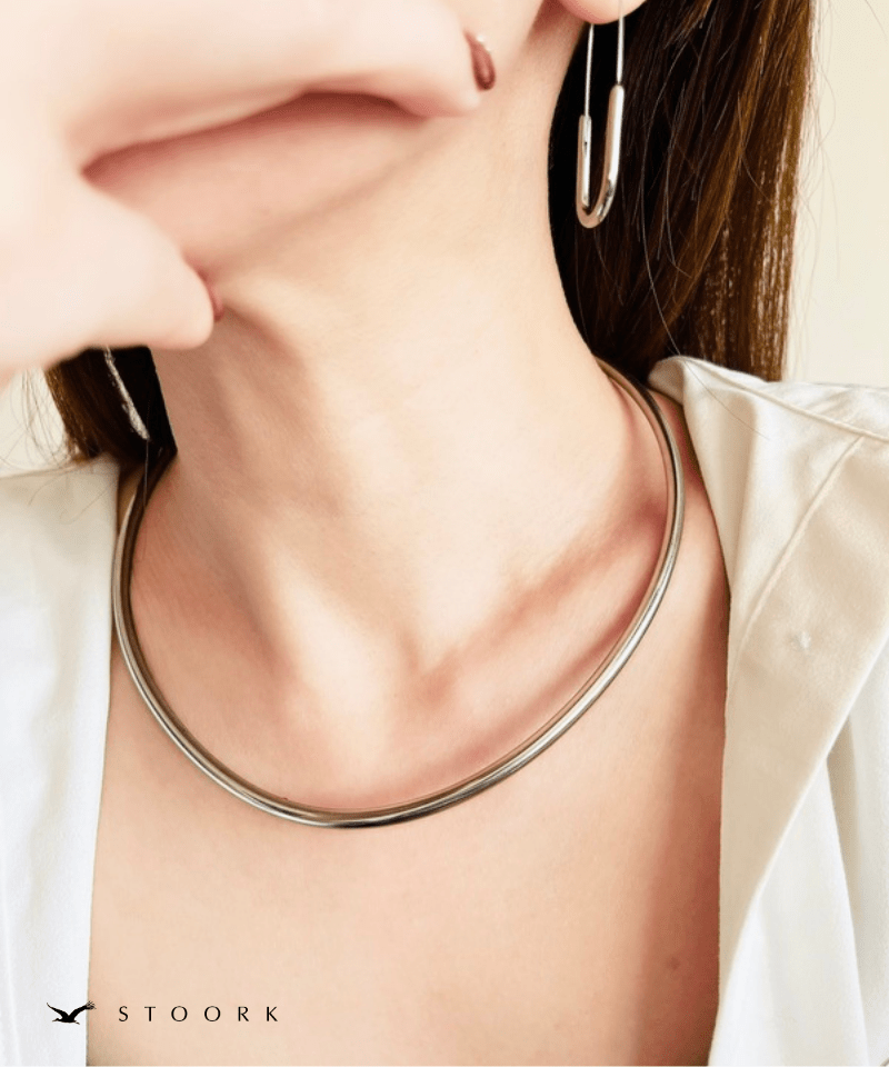 【再入荷】Metal Curve Choker - stoork