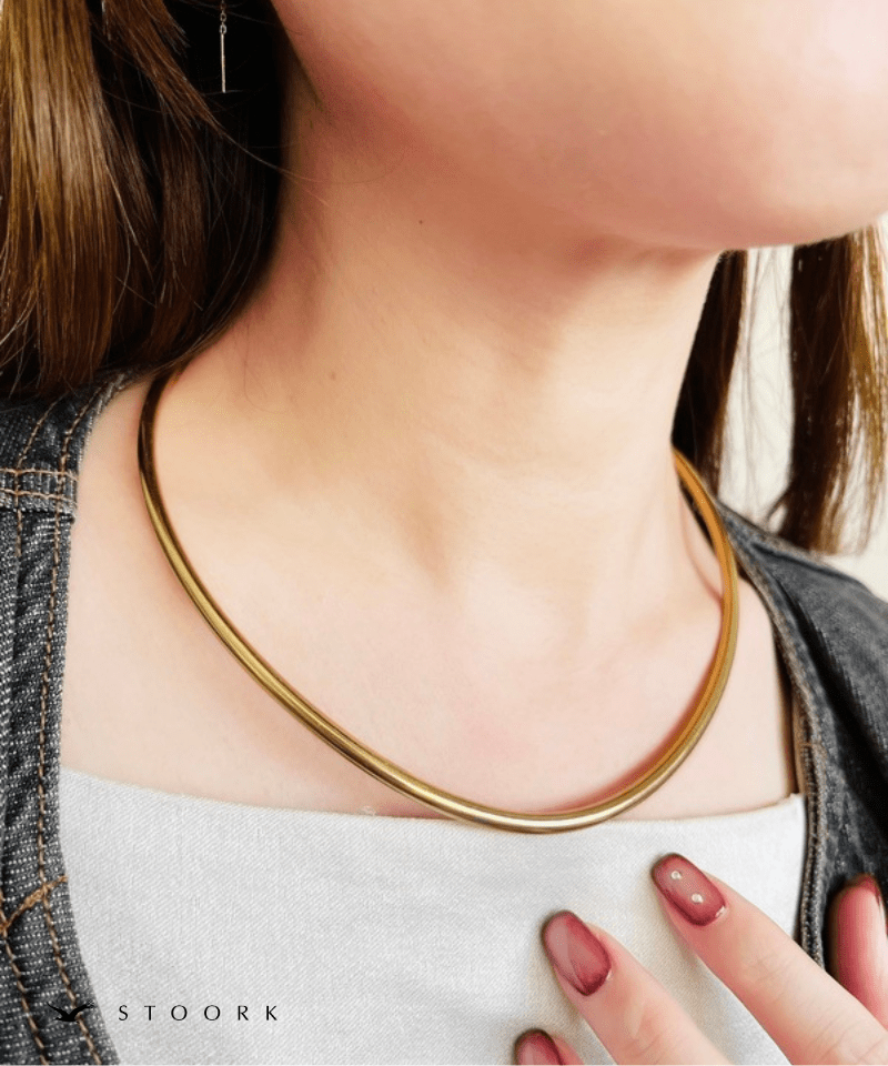 【再入荷】Metal Curve Choker - stoork