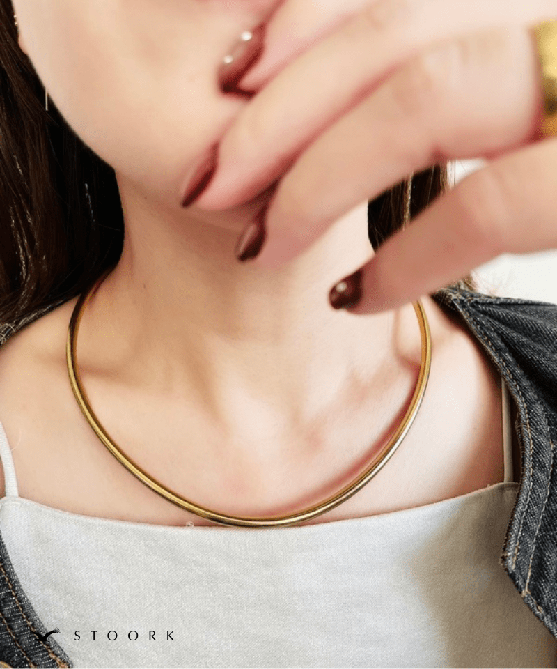 【再入荷】Metal Curve Choker - stoork