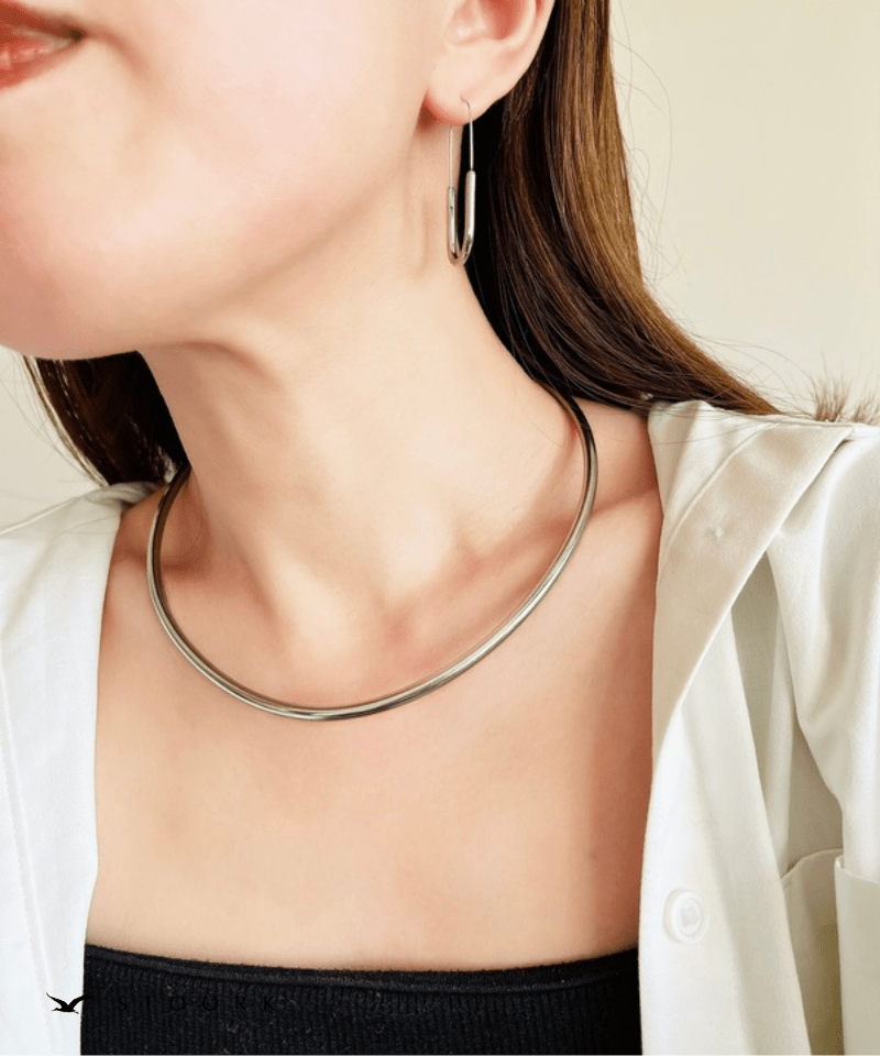 【再入荷】Metal Curve Choker - stoork