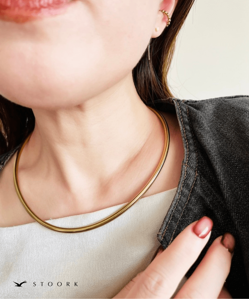 【再入荷】Metal Curve Choker - stoork
