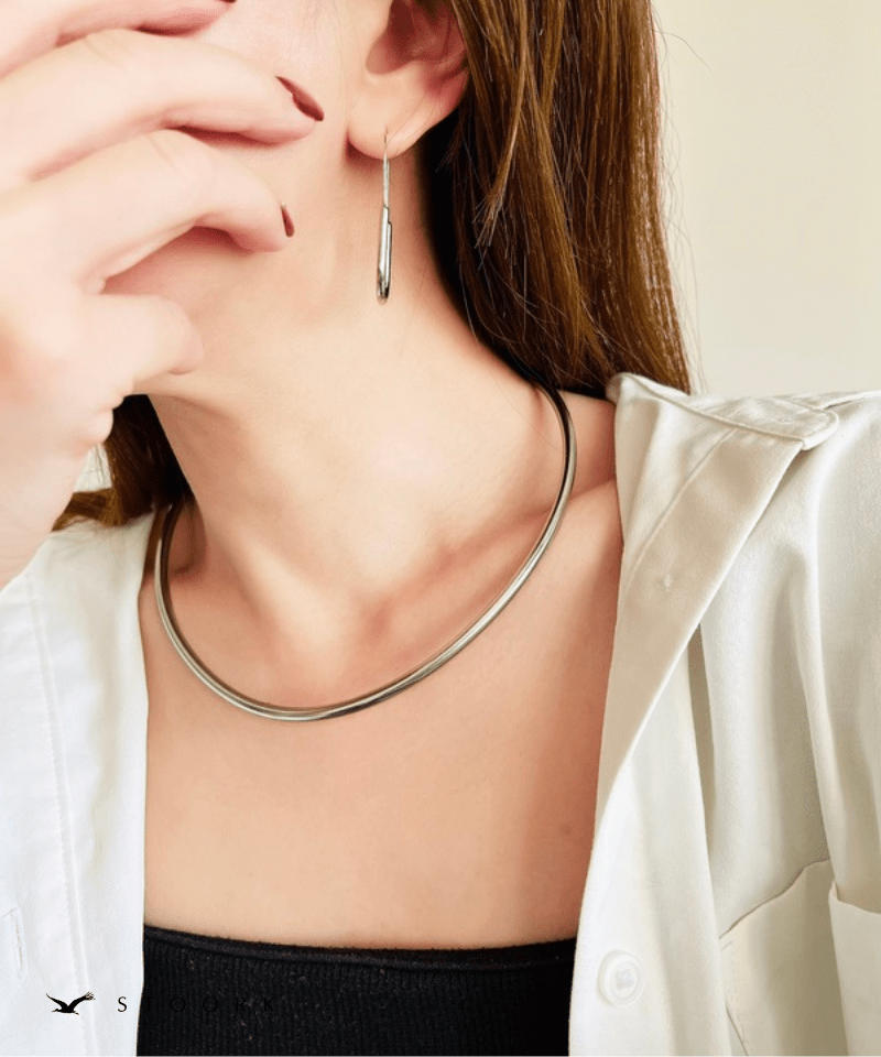 【再入荷】Metal Curve Choker - stoork