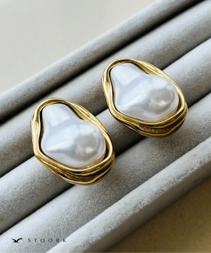 Metal Frame Pearl Pierce - stoork