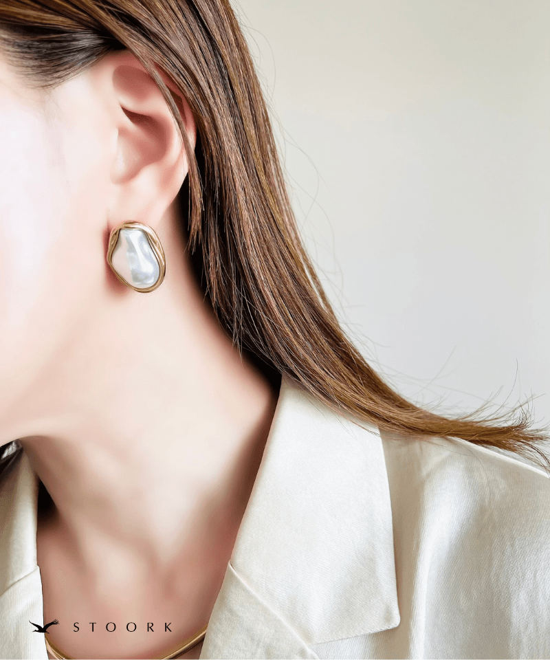 Metal Frame Pearl Pierce - stoork