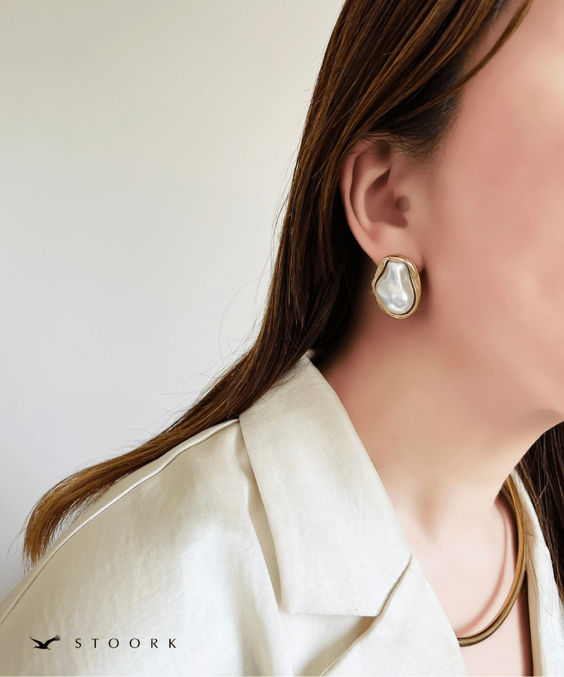 Metal Frame Pearl Pierce - stoork