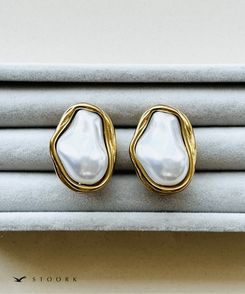 Metal Frame Pearl Pierce - stoork