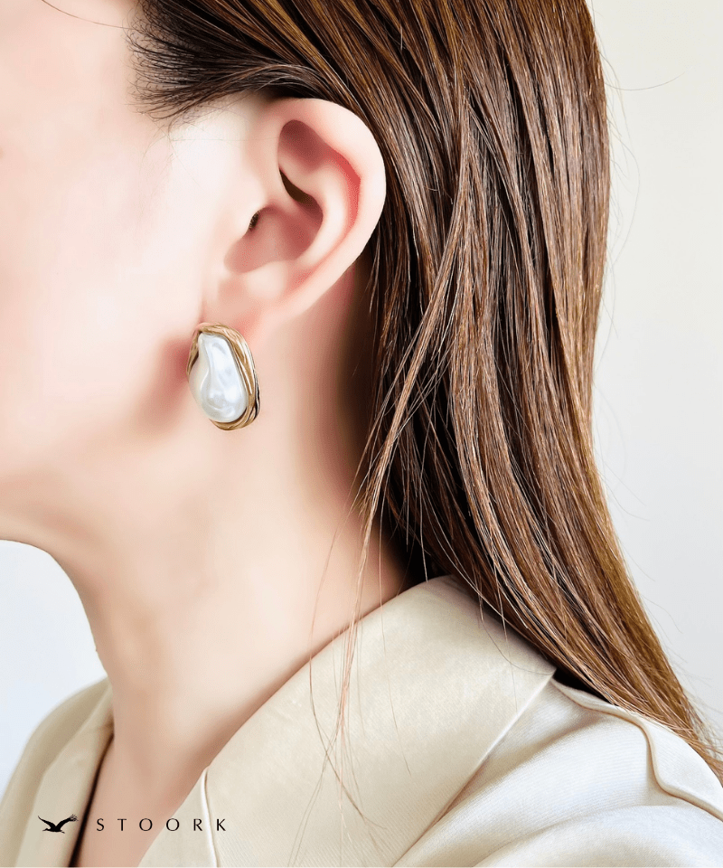Metal Frame Pearl Pierce - stoork