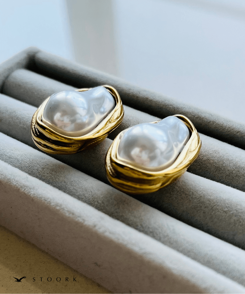 Metal Frame Pearl Pierce - stoork