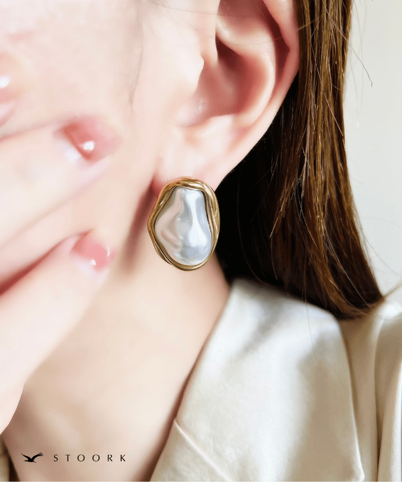 Metal Frame Pearl Pierce - stoork