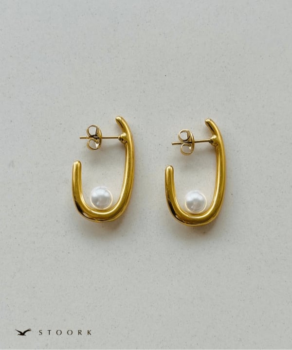 【再入荷】Metal Pearl Pierce - stoork
