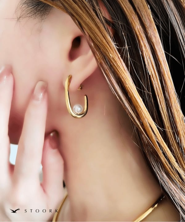 【再入荷】Metal Pearl Pierce - stoork