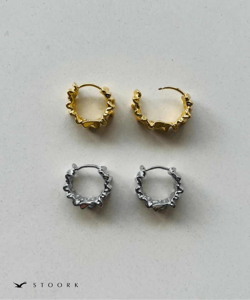 Metal Wave Hoop Pierce - stoork